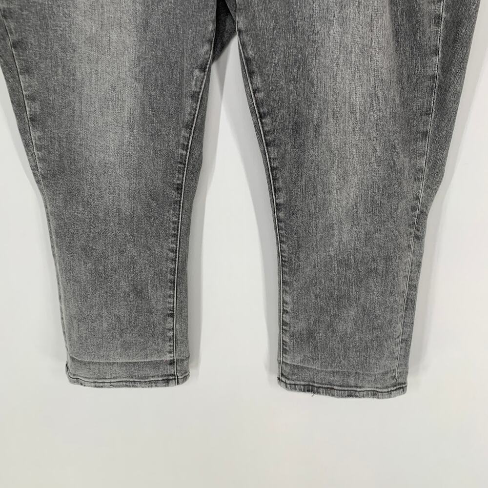 Judy Blue Women Full Size Button Fly High Waist Cuffed Capris 24 Gray Denim 23 - Picture 7 of 15